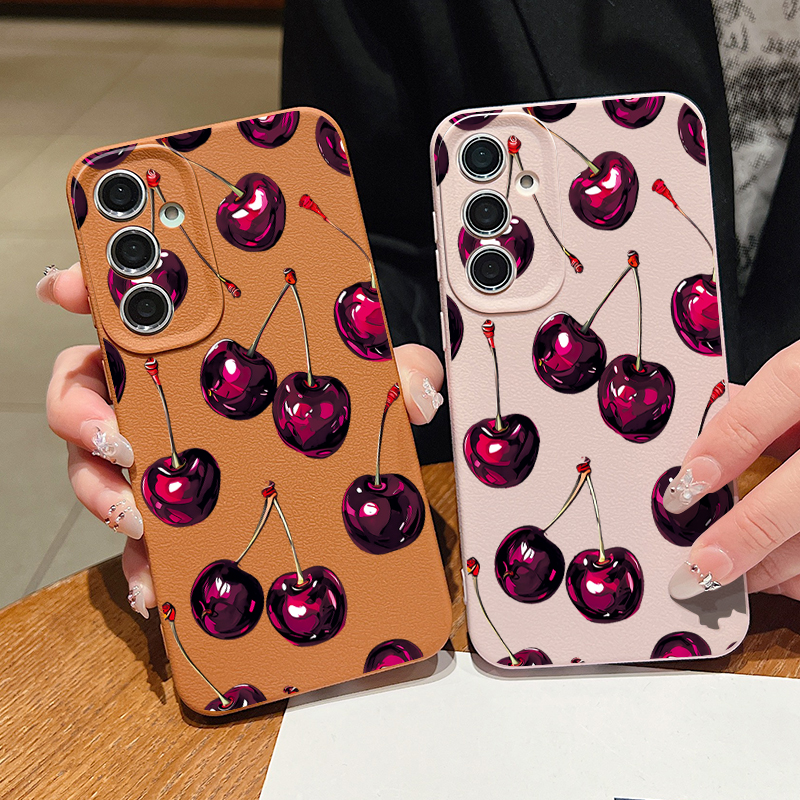 Wine & Beer Emporium - Wine Red Cherry Printed Phone Case