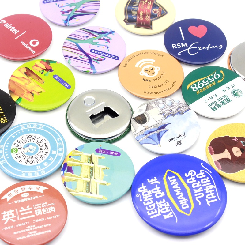 Wine Beer Fridge - 50pcs Customized Logo Fridge Magnet with