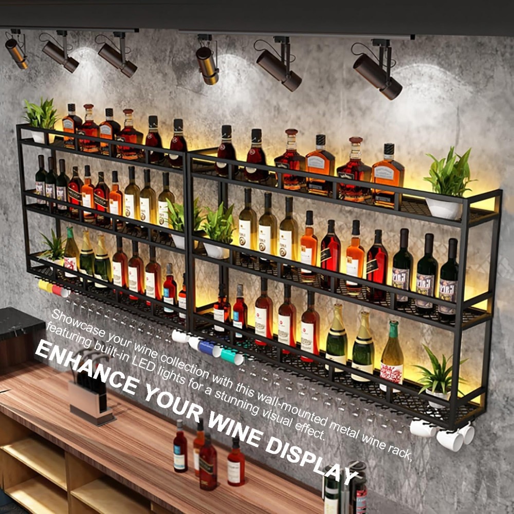 Large Heavy Duty 47in Wine Rac - đánh giá và giá Wine Rack Wall Mount