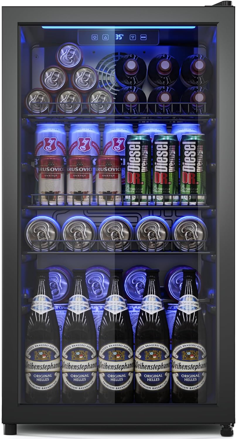 Mini Fridge with Glass Door, A - đánh giá và giá Wine Beer Fridge