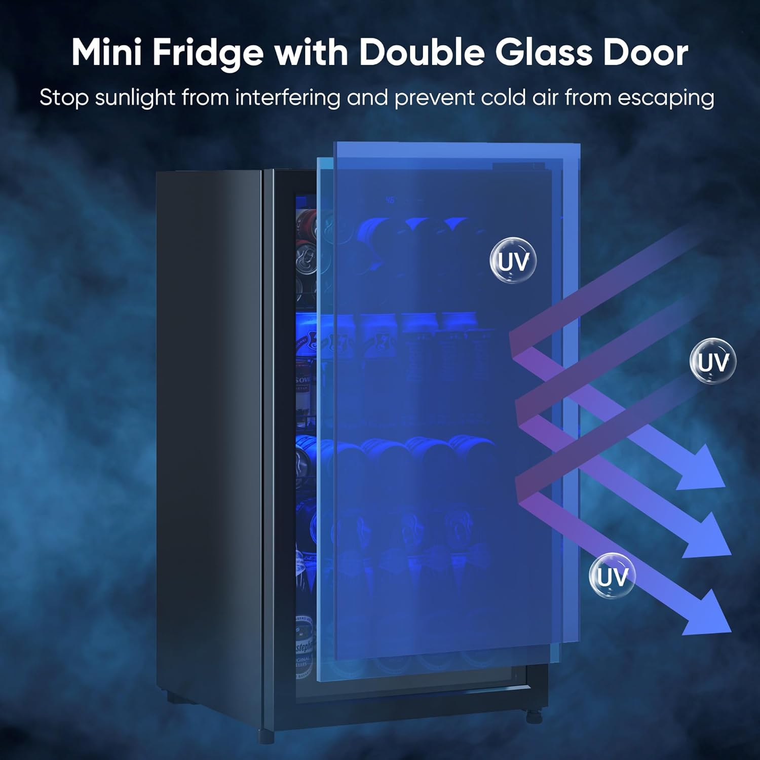 Mini Fridge with Glass Door, A - đánh giá và giá Wine Beer Fridge