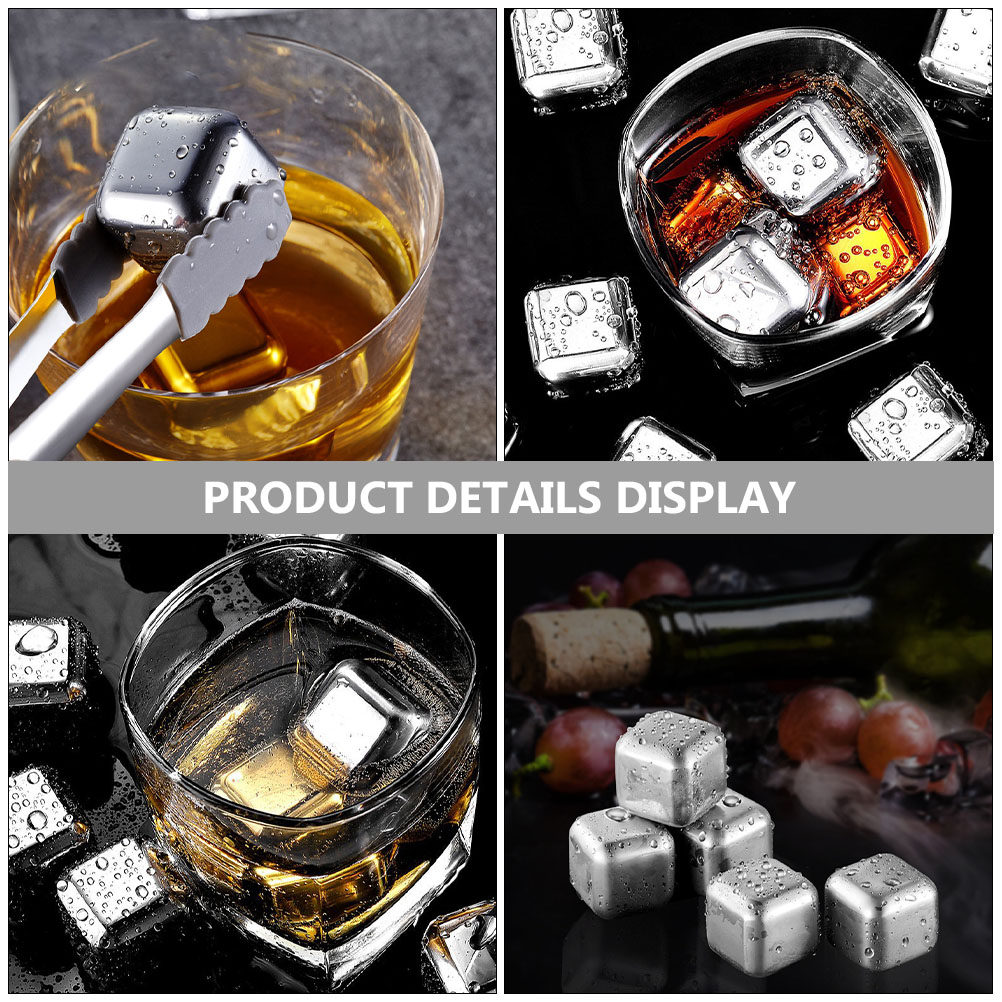 1Set Stainless Steel Whiskey I - đánh giá và giá Wine Whiskey Beer