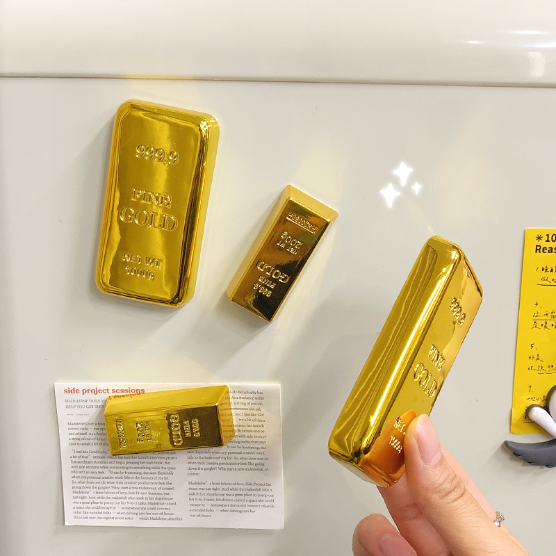 Gold Bar Refrigerator Magnet P - đánh giá và giá Wine Beer Fridge
