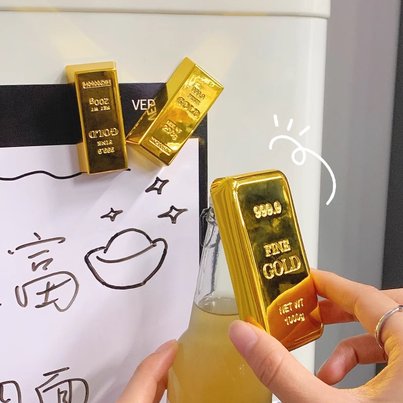 Gold Bar Refrigerator Magnet P - đánh giá và giá Wine Beer Fridge