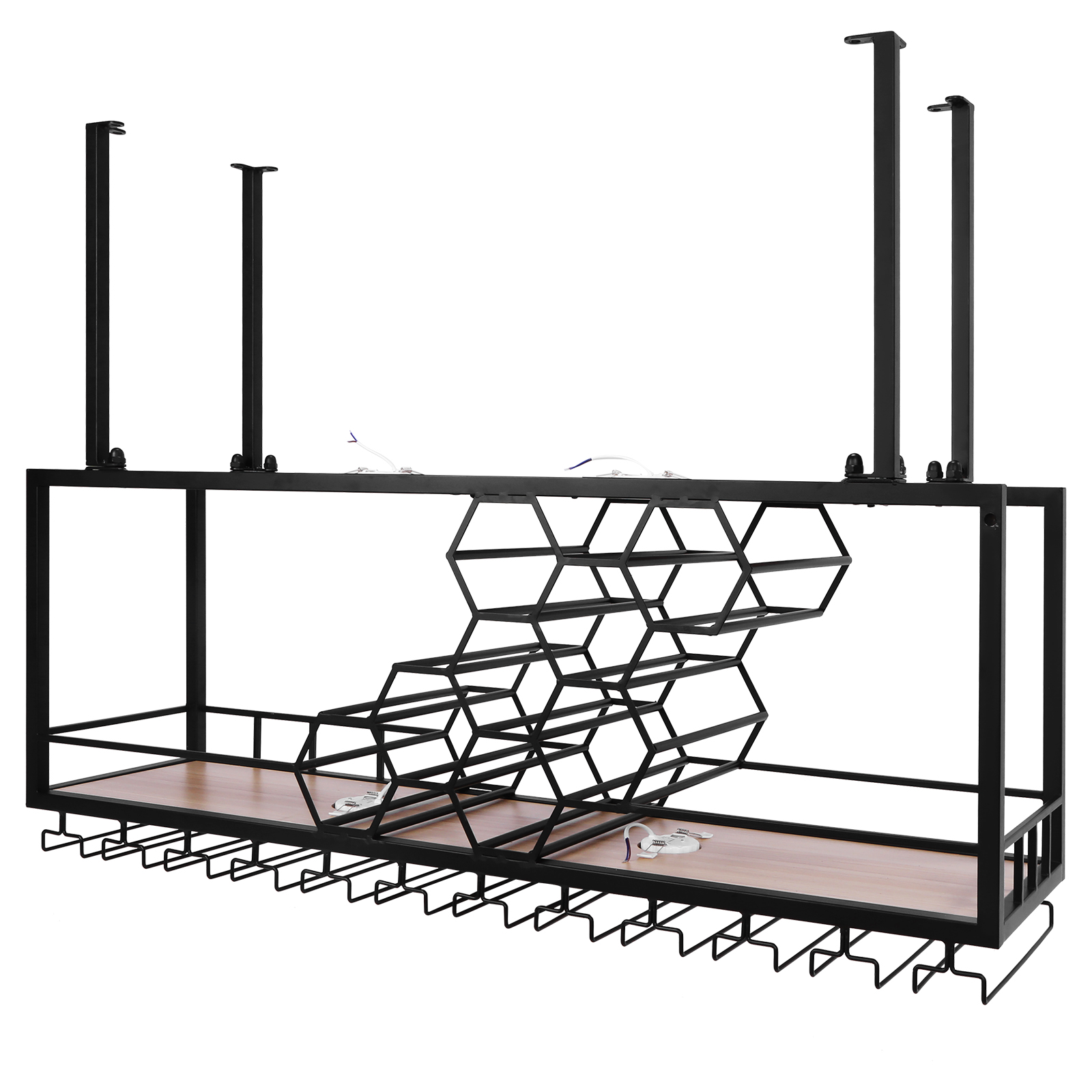 Bar Liquor Bottle Display Shel - đánh giá và giá Wine Rack Wall Mount