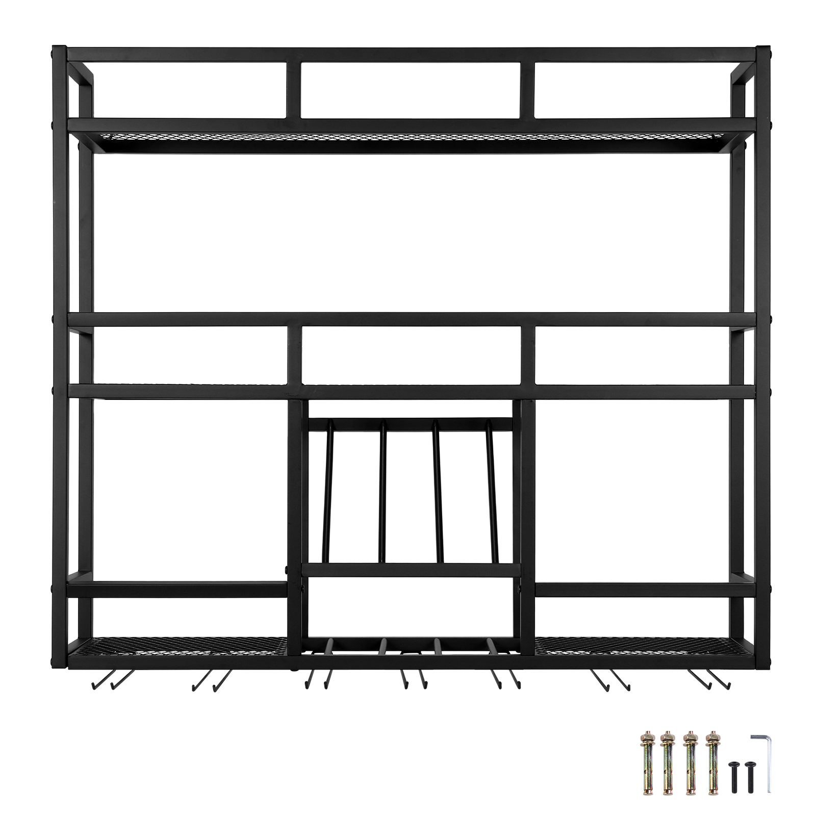 3 Tiers Floating Wine Bottle S - đánh giá và giá Wine Rack Wall Mount