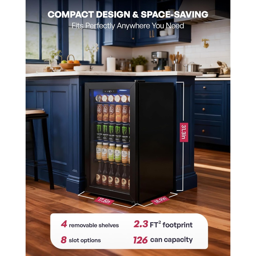 Beverage Refrigerator Cooler,  - đánh giá và giá Wine Beer Fridge
