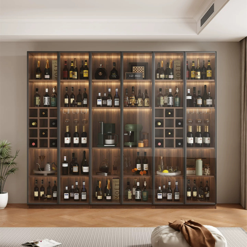 Home Living room glass display - đánh giá và giá Wine & Beer Emporium