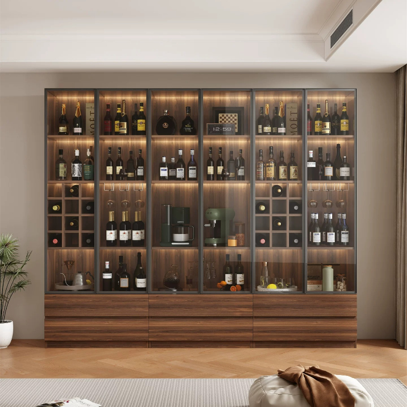 Home Living room glass display - đánh giá và giá Wine & Beer Emporium