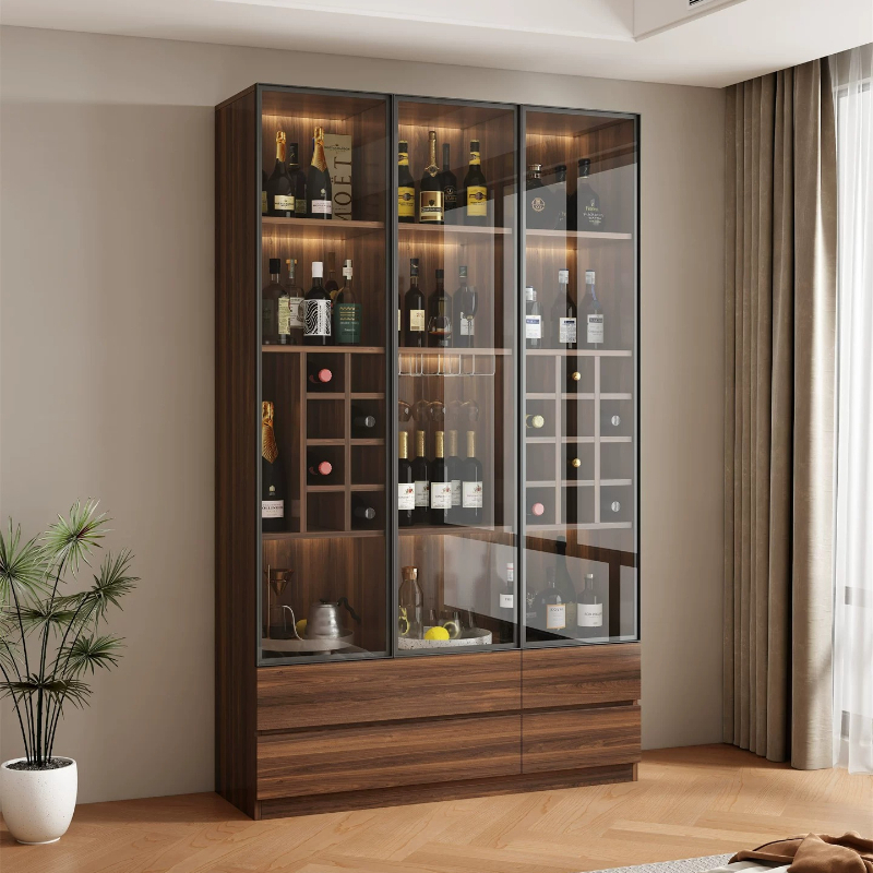 Home Living room glass display - đánh giá và giá Wine & Beer Emporium