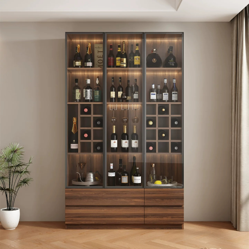 Home Living room glass display - đánh giá và giá Wine & Beer Emporium