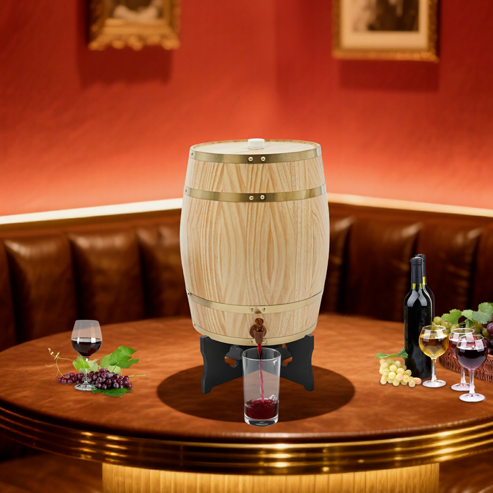 Wood Color Wine Barrel, 30L/7. - đánh giá và giá Wine Whiskey Beer