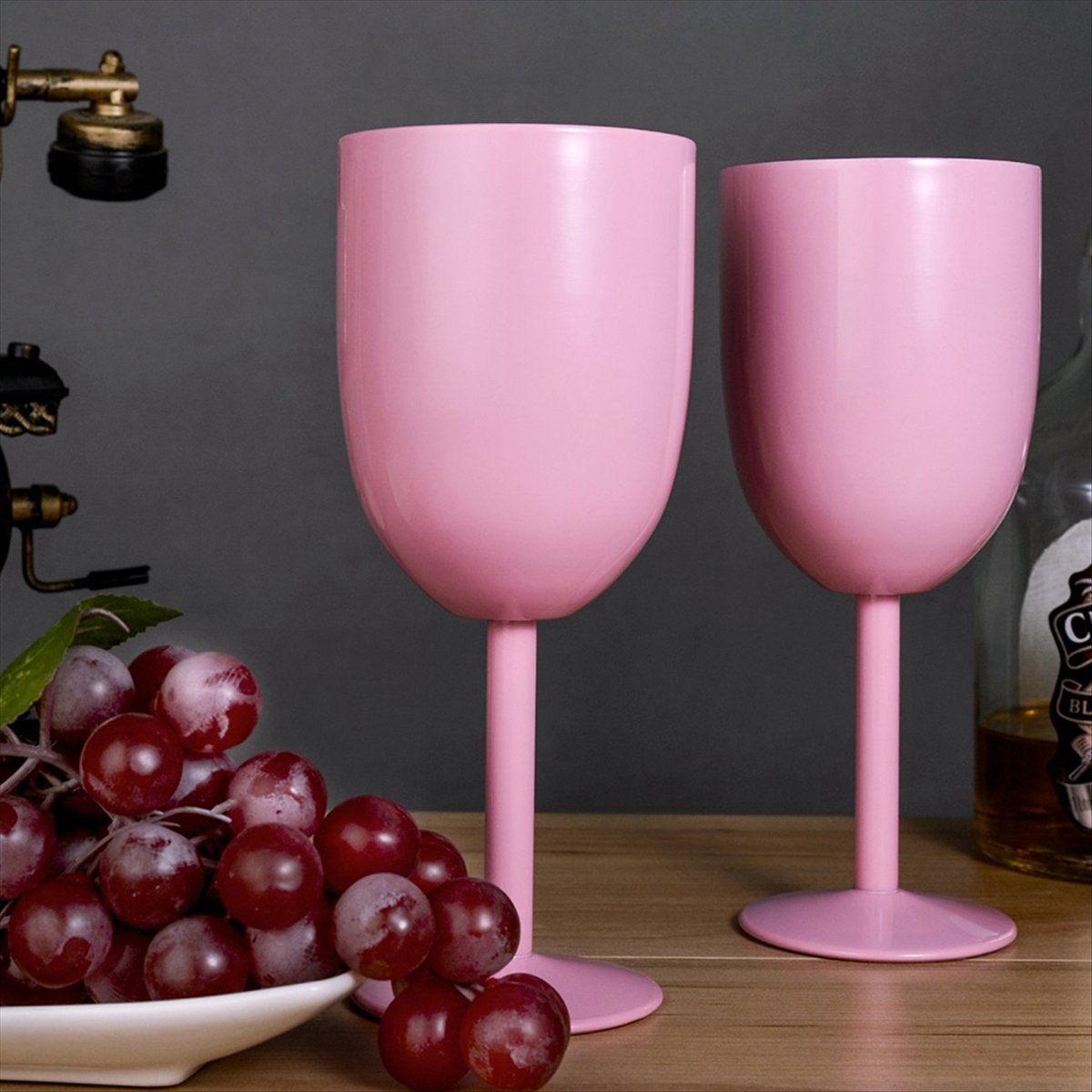2PCS Insulated Pink Wine Glass - đánh giá và giá Wine & Beer Emporium