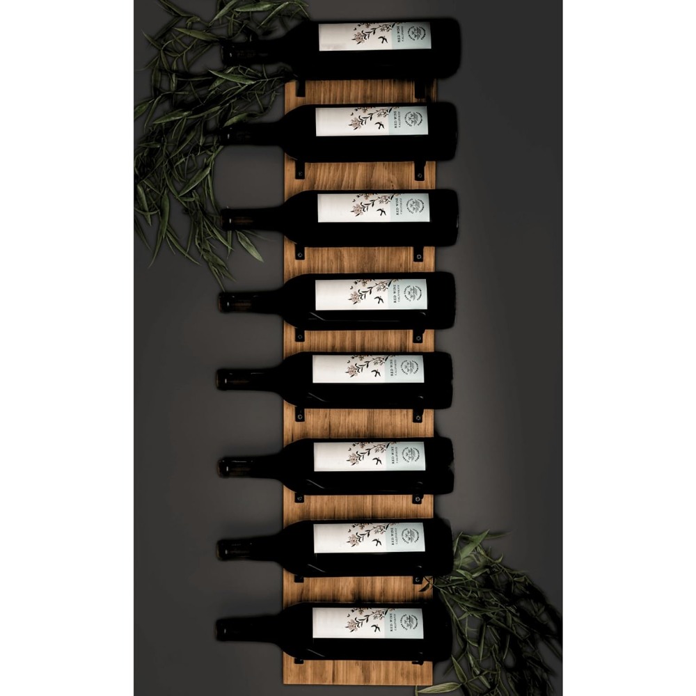 Wall Mounted Wine Rack for 8 B - đánh giá và giá Wine Rack Wall Mount