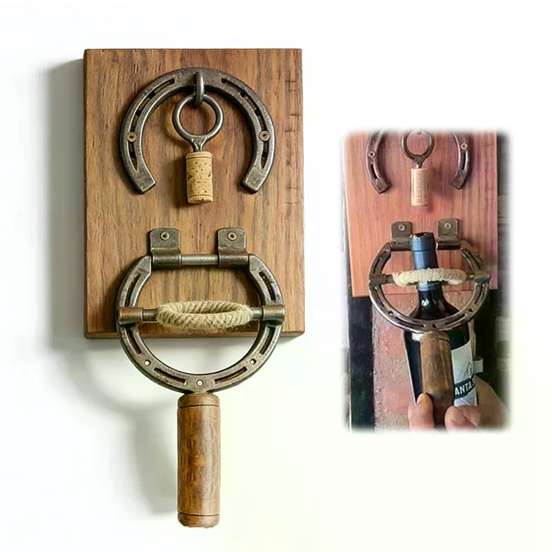 Rustic Horseshoe Wine Opener   - đánh giá và giá Wine Beer Opener