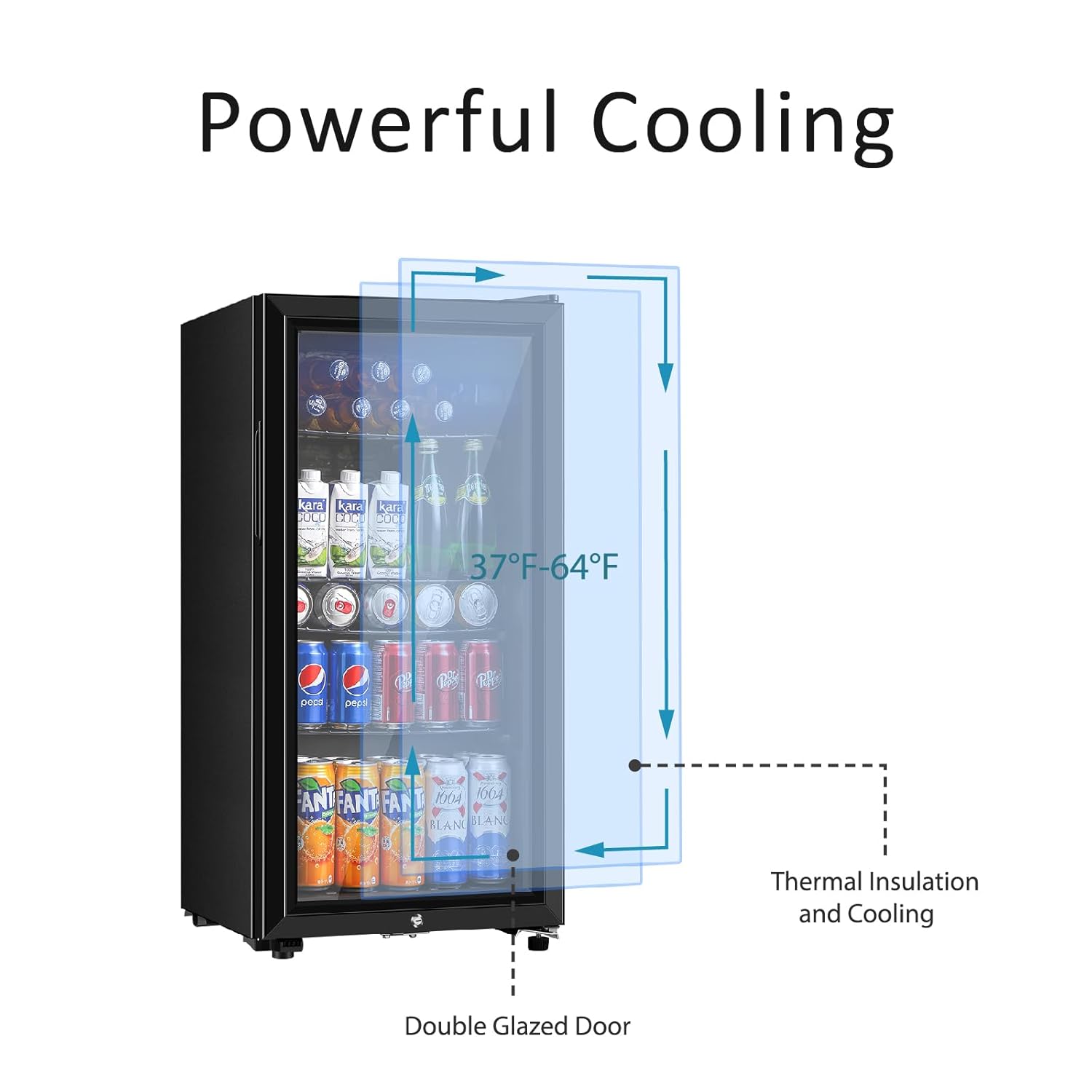 Beverage Refrigerator, 3.2 Cu. - đánh giá và giá Wine Beer Fridge
