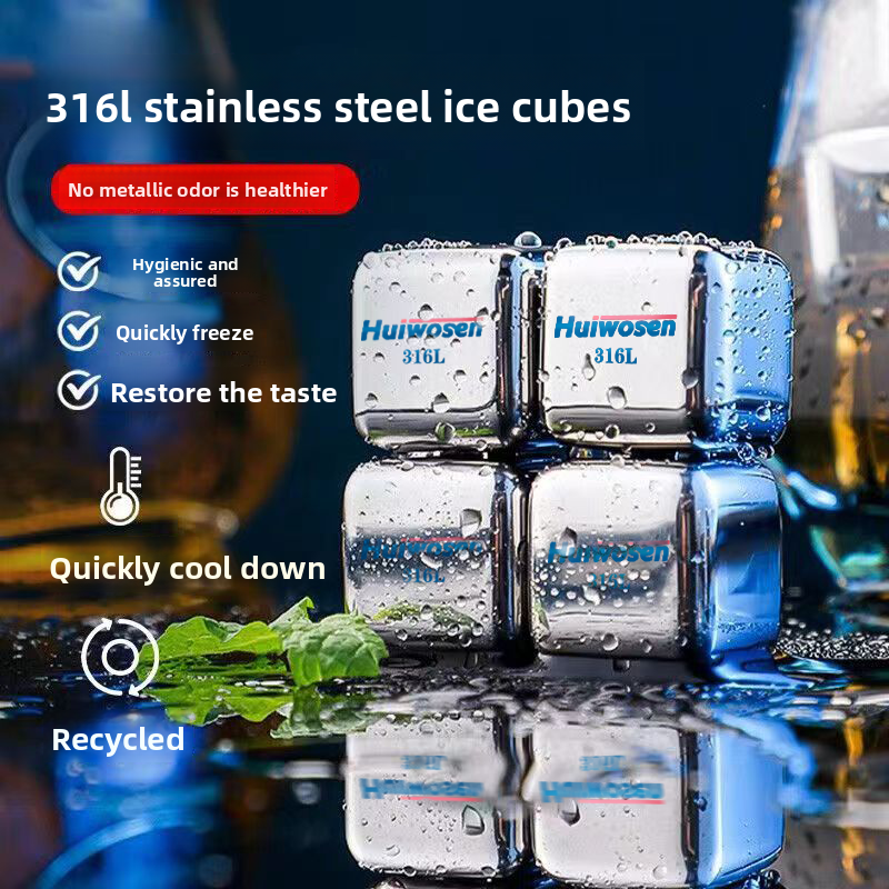316 Stainless Steel Ice Cube R - đánh giá và giá Wine Whiskey Beer