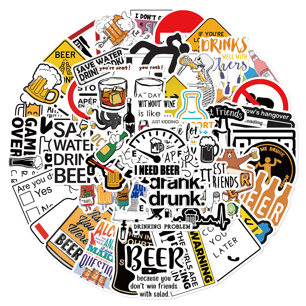 10/30/52PCS Funny Alcoholism V - đánh giá và giá Wine Beer Fridge