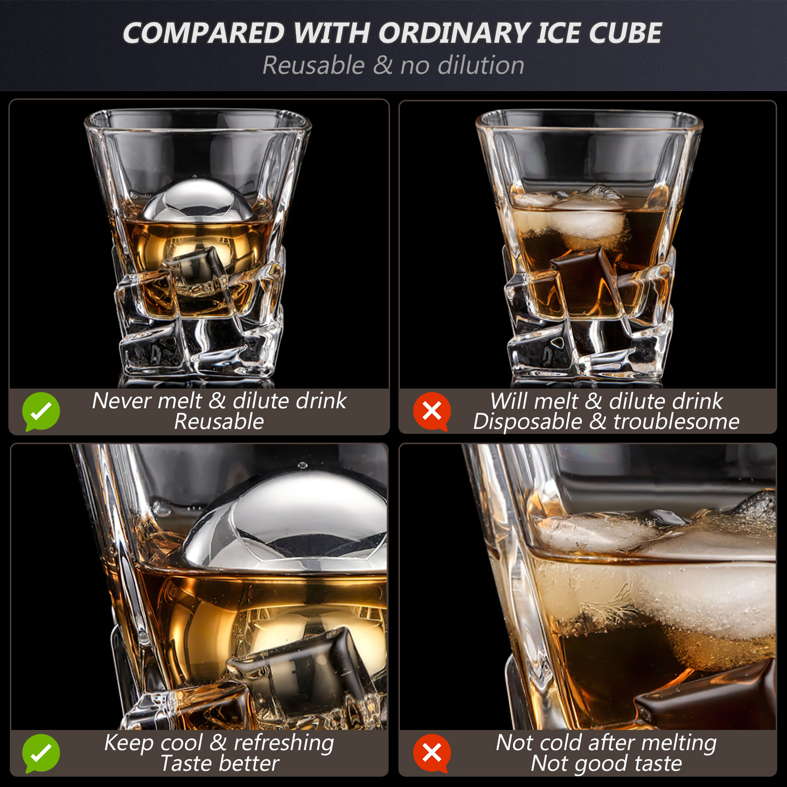 2Pcs Stainless Steel Whiskey S - đánh giá và giá Wine Whiskey Beer