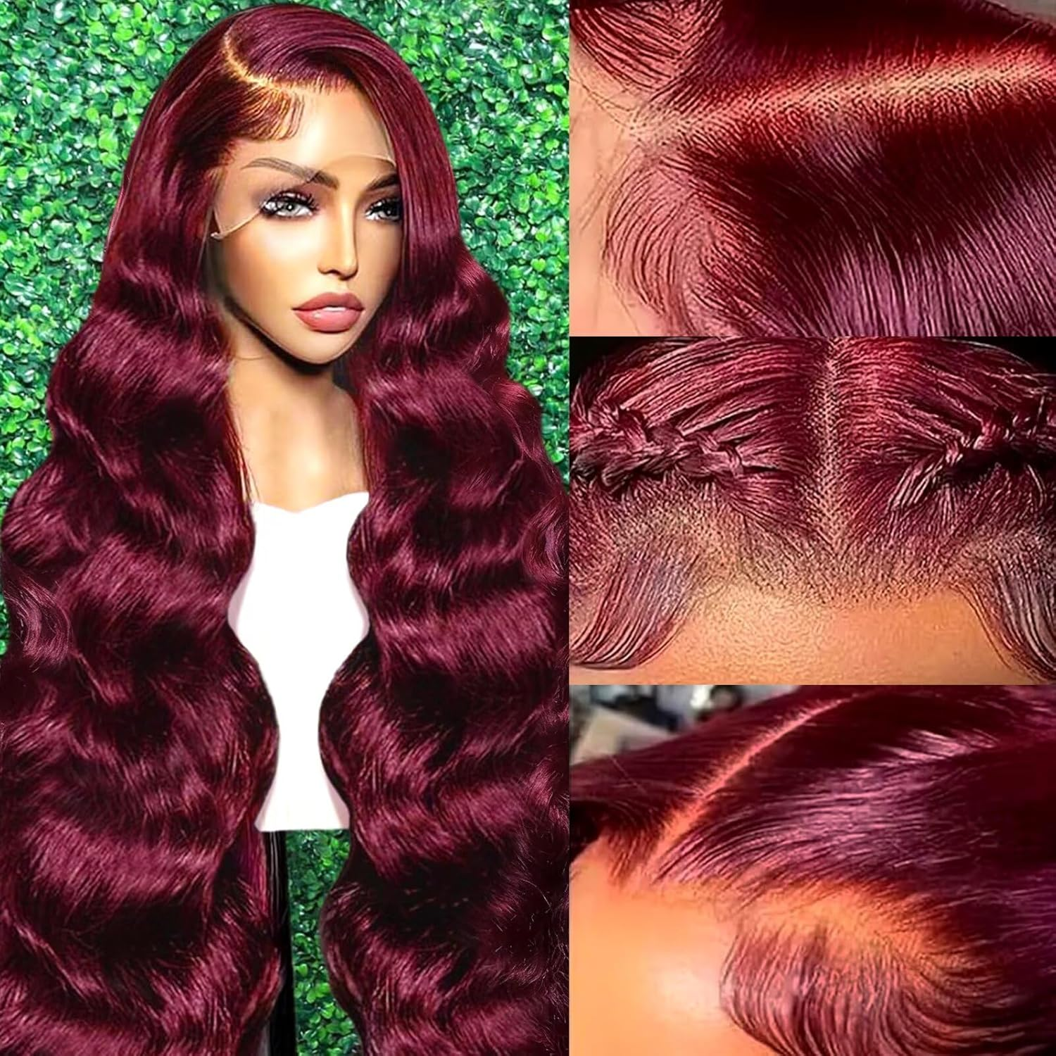 99j Burgundy Lace Front Wig Hu - đánh giá và giá Wine & Beer Emporium